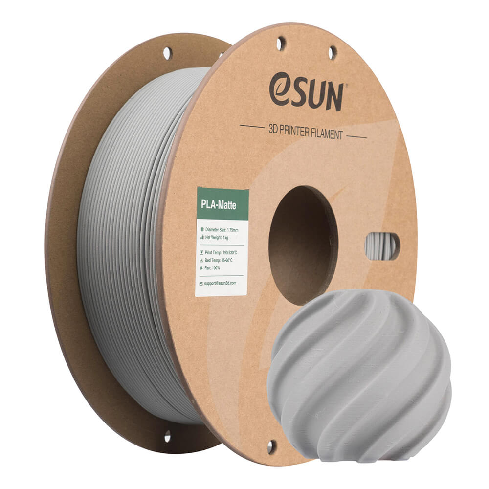 eSUN PLA Matte 3D nyomtató filament 1.75 mm, 1 kg — Preem3D