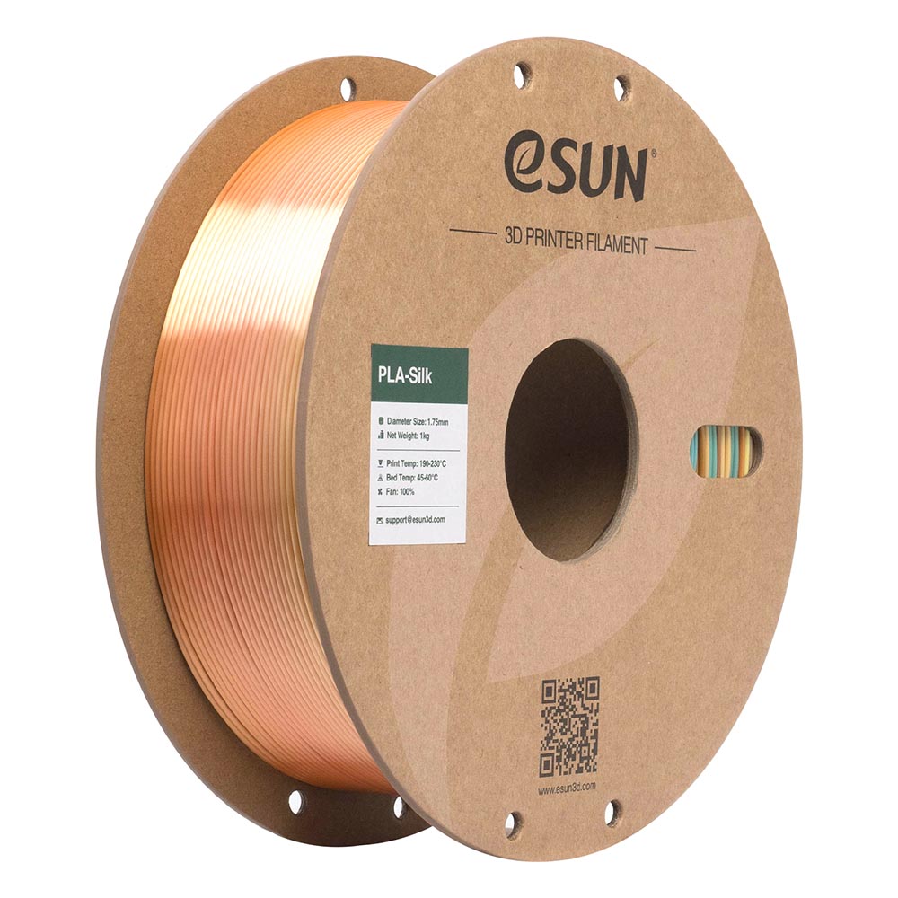 eSUN ePLA-Silk Rainbow 3D nyomtató filament 1.75 mm, 1 kg