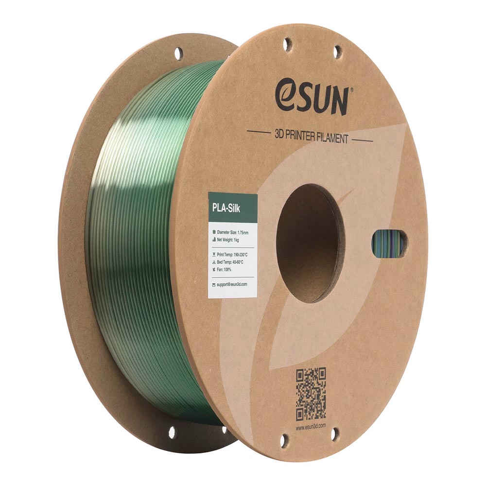 eSUN ePLA-Silk Rainbow 3D nyomtató filament 1.75 mm, 1 kg